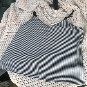Banana Republic black and white striped top sizeXL
